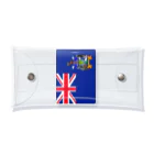 お絵かき屋さんのサウスジョージア・サウスサンドウィッチ諸島の旗 クリアマルチケース
