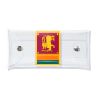 お絵かき屋さんのスリランカの国旗 クリアマルチケース