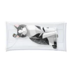 designinglab-itemsの日本の猫　ハチワレさん Clear Multipurpose Case