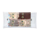 akimi-illustratorのはつねちゃん＆カノンちゃん＆リクちゃん＆ユノちゃんグッズ Clear Multipurpose Case