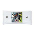 Panda Art Galleryのラグビーパンダ Clear Multipurpose Case