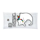 無真獣73号の彷徨える白い亡霊 Rainbow Pride Colors Clear Multipurpose Case