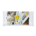 ppo_の絵具とクリアマルチケース Clear Multipurpose Case