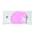 Wakameleonの眠たいキョウリュウ　ピンク Clear Multipurpose Case