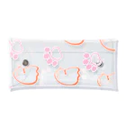 ORANGE-Wのおしゃまなネコちゃん＆肉球 Clear Multipurpose Case