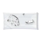 KENICHI NAGAI -SUZURI shop-の心ごと飛んでいったボタン Clear Multipurpose Case