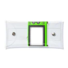 illust_designs_labのレトロな昭和の可愛い緑色テレビのイラスト 画面オン Clear Multipurpose Case