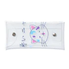 RIRI_designのゆるニャンコ（真夏に溶けそうな夏バテ猫ちゃん） Clear Multipurpose Case