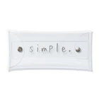 シンプルがいい。のsimple. クリアマルチケース