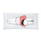 イノウエノイ のイチゴのパンツ Clear Multipurpose Case