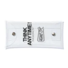 pda gallop official goodsのTHINK ANY TIME! GOODS Clear Multipurpose Case