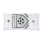 熊工サッカー部OB会のKUMAKO SOCCER 2 Clear Multipurpose Case