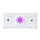 HAKOCHINのPurple Leaves Clear Multipurpose Case