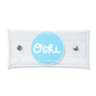 Oshiの•Oshi• Light Blue 10 vert. クリアマルチケース