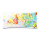 Aki Kuboki ONLINE SHOPの睡蓮とフラミンゴ Clear Multipurpose Case