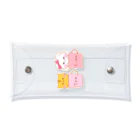 HappyLife☆channelのうさころとねこころのティータイム Clear Multipurpose Case