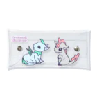 ドラゴンとダイナソーの【ちんぷんかんぷんなドラゴン& ごきげんドラゴン】 Clear Multipurpose Case