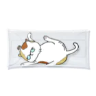 ぶさねこ　宅急便のTouch me わさび Clear Multipurpose Case