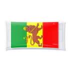 DRIPPEDのRASTAFARI LION FLAG-エチオピア帝国の国旗- Tシャツ クリアマルチケース