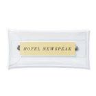 HOTEL NEWSPEAK購買部のHOTEL NEWSPEAKロゴ入りグッズ Clear Multipurpose Case