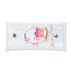 ERIMO–WORKSのSweets Lingerie clear multi case "Strawberry Mousse"  Clear Multipurpose Case