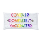 でおきしりぼ子のCOVID-19_ワクチン完全接種済(縦) Clear Multipurpose Case