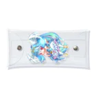 パンダコタンの凍花 Clear Multipurpose Case