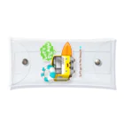 Train Kids! SOUVENIR SHOPの黄色い電車 「 海へ行こう 」 Clear Multipurpose Case