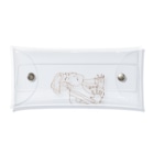 iiiiikustanのしゃらくん。線画バージョン Clear Multipurpose Case