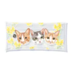 みきぞーん｜保護猫 ミッキー画伯と肉球とおともだちのrui&ram&Ta-chan  Clear Multipurpose Case