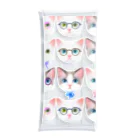 NORIMA'S SHOP のおしゃれなメガネをかけた猫たちのイラスト Clear Multipurpose Case