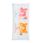 動物雑貨店「anra」のSくんちの「LUCKY & KOTETSU」 Clear Multipurpose Case