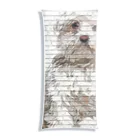 【CPPAS】Custom Pet Portrait Art Studioの マルチーズドッグ - レンガブロック背景 Clear Multipurpose Case