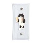 SUIMINグッズのお店のミルクアイスをまじめに運ぶねこ Clear Multipurpose Case