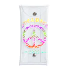 薈.collectionのLove＆peaceシリーズRainbowcolorバージョン Clear Multipurpose Case