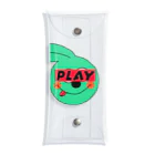 PLAY clothingのPLAY GREEN RABBIT Clear Multipurpose Case