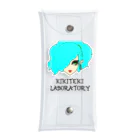 KIKITEKI_LABORATORYのPONITE GAL ミント×黄緑 クリアマルチケース