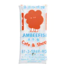 Boardgame Cafe & Shop LAMBEEFISH(ボードゲームカフェ & ショップ ランビーフィッシュ)のグッズ屋さんの【台湾風レトロ 】ボードゲームカフェランビーくんグッズ Clear Multipurpose Case
