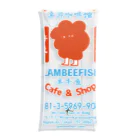 Boardgame Cafe & Shop LAMBEEFISH(ボードゲームカフェ & ショップ ランビーフィッシュ)のグッズ屋さんの【台湾風レトロ 】ボードゲームカフェランビーくんグッズ クリアマルチケース