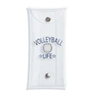 sports_tower スポーツタワーのバレーボール(volleyball)アイテム・デザイン・チームTシャツ・クラブTシャツ・排球・はいきゅう・得点・ボール・選手・ポジション・部活・スポーツ・シンプル・かっこいい・かわいい・チームワーク クリアマルチケース