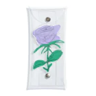 サラスシのmy ROSE パープル Clear Multipurpose Case