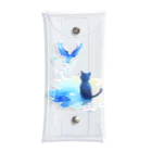 yuuの黒猫と青い鳥 Clear Multipurpose Case