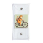 まもる@動画編集者の自転車に乗る猫 Clear Multipurpose Case