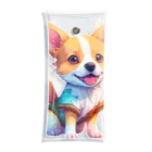 pondLeisurelyのカラフルで愛らしい子犬 Clear Multipurpose Case