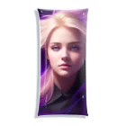 CatCuddlerの紫色にフェードする金髪の女性 Clear Multipurpose Case