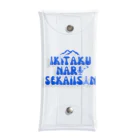 行きたくなる世界遺産！公式グッズのグッズ専用ロゴ（青） Clear Multipurpose Case