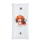 Dog Selectionのミニチュアダックス　女の子　アイテム Clear Multipurpose Case