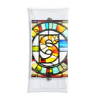 alphabet stained glassのstained glass S Clear Multipurpose Case