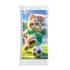 スポーツにゃんこ大戦争のサッカーにゃんこ Clear Multipurpose Case