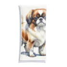 Animal Illustration shopのチン　Japanese Chin　水彩画風 クリアマルチケース